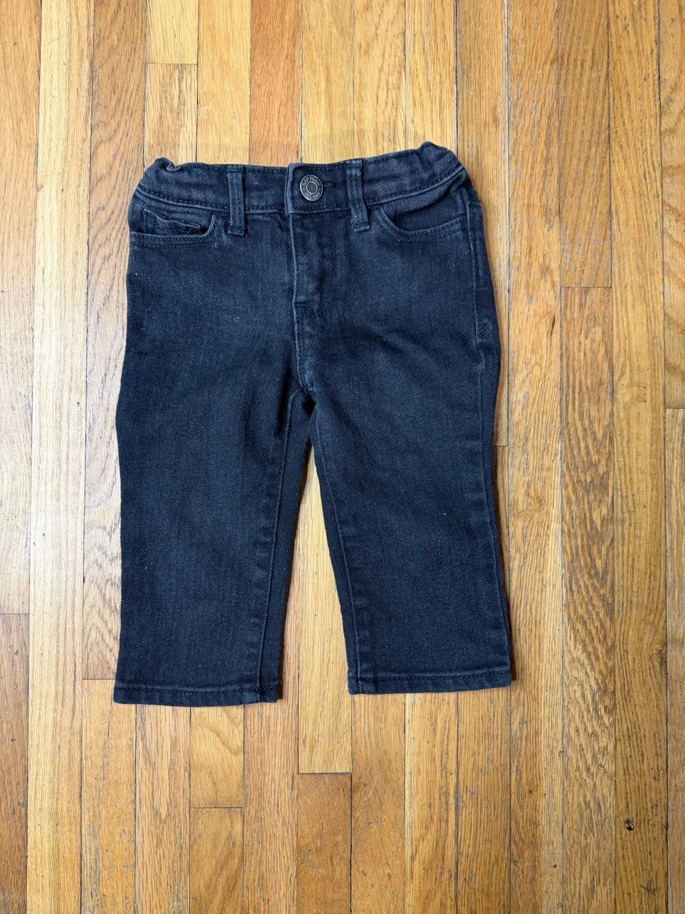 Baby Gap 12/18 Black Denim Jeans